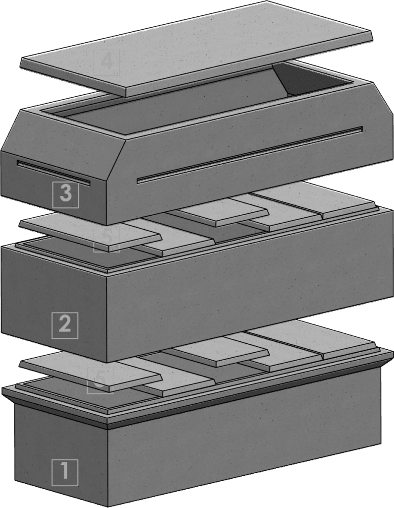 Préfa Béton Neumat - FABRICANT DE CAVEAUX FUNERAIRES ET BLOCS EMPILABLES